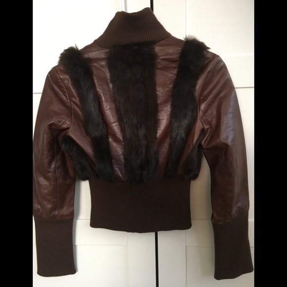 Rare MACKAGE leather bomber jacket size S - Picture 3 of 7